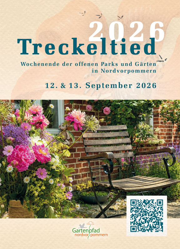 Treckeltied - 12. und 13. September 2026 Wochenende der offenen Parks und Gärten in Nordvorpommern